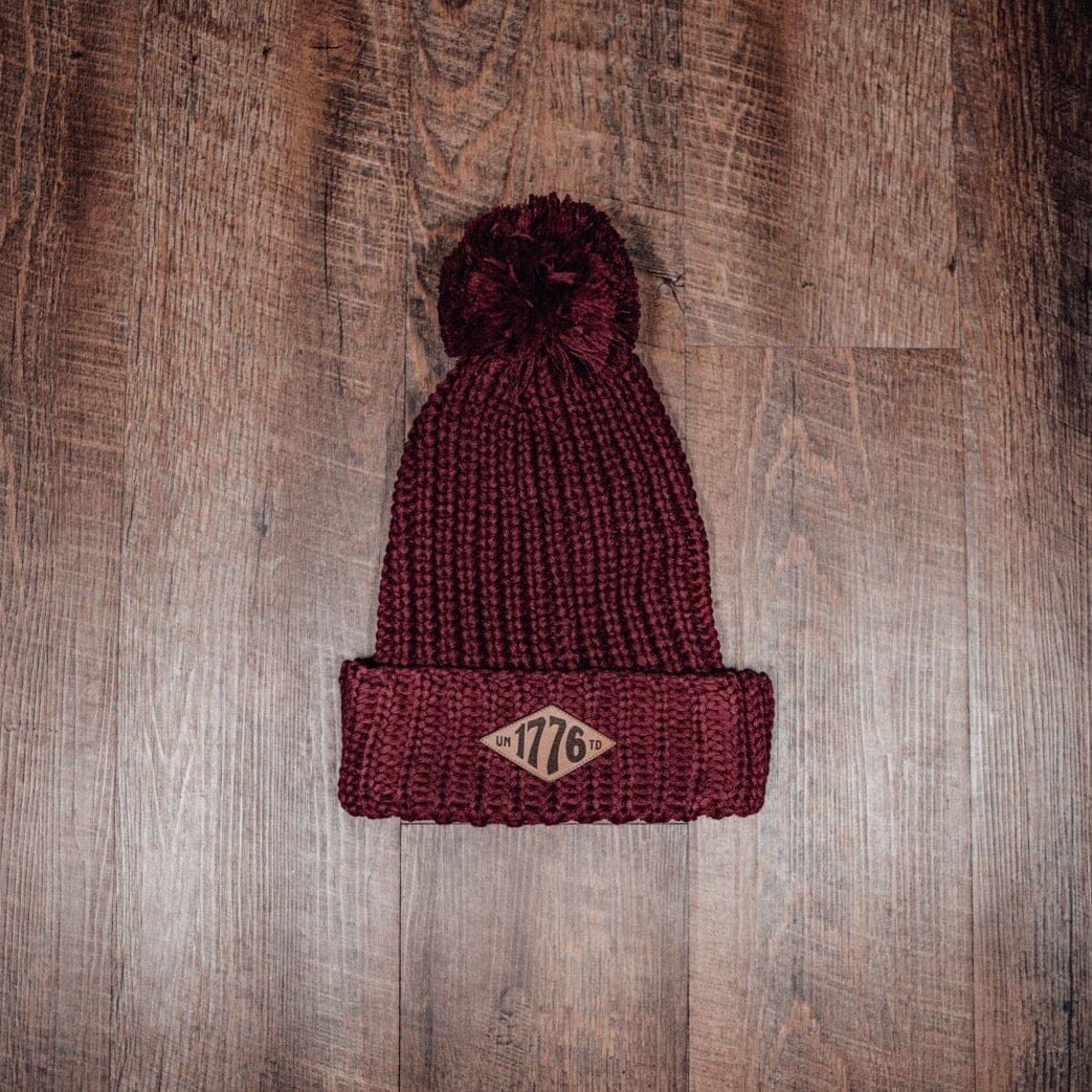 🎁 1776 United Pom Beanie - Unisex, Multiple Colors (100% off)