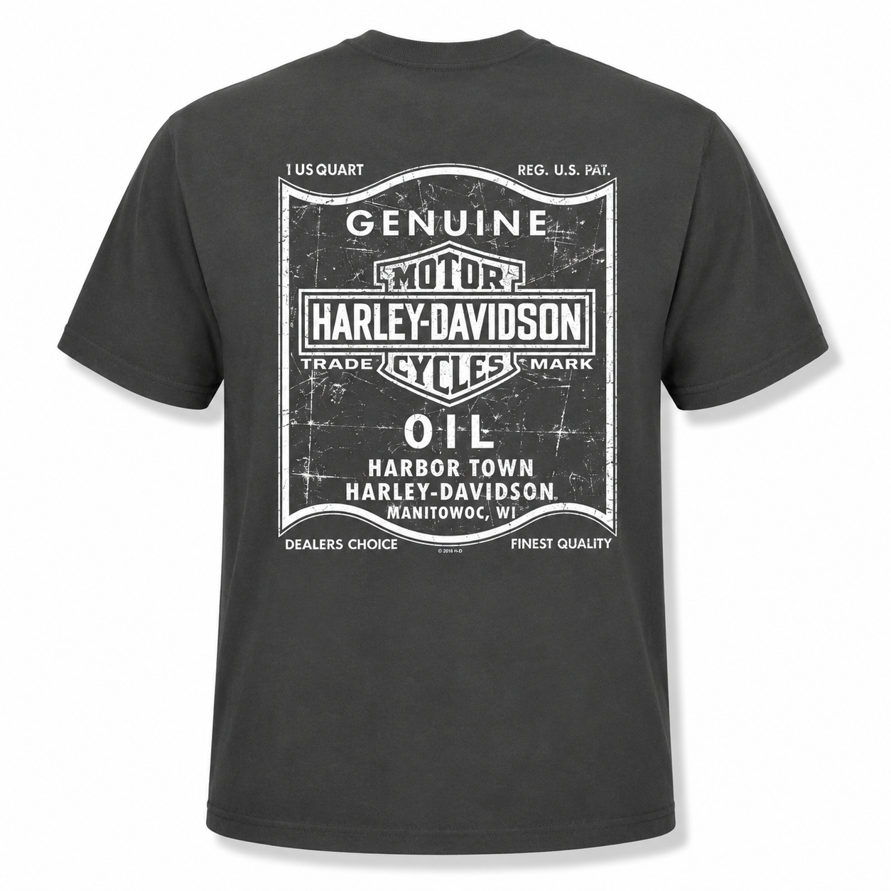 Harley-Davidson Men's Black Graphic Tee | Garage Girl Motorcycle T-Shirt
