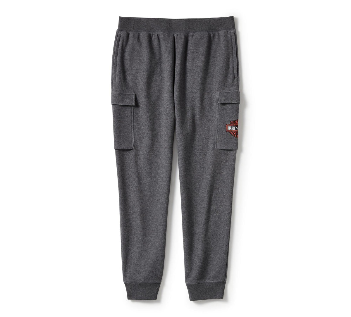 Harley-Davidson Men's Essential Fleece Cargo Pant, Gray - 96359-25VM