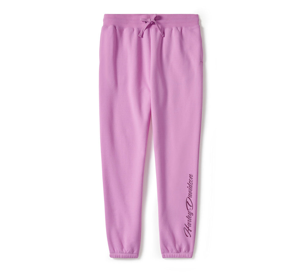 Harley-Davidson Women's Essential Bling Fleece Jogger | Purple