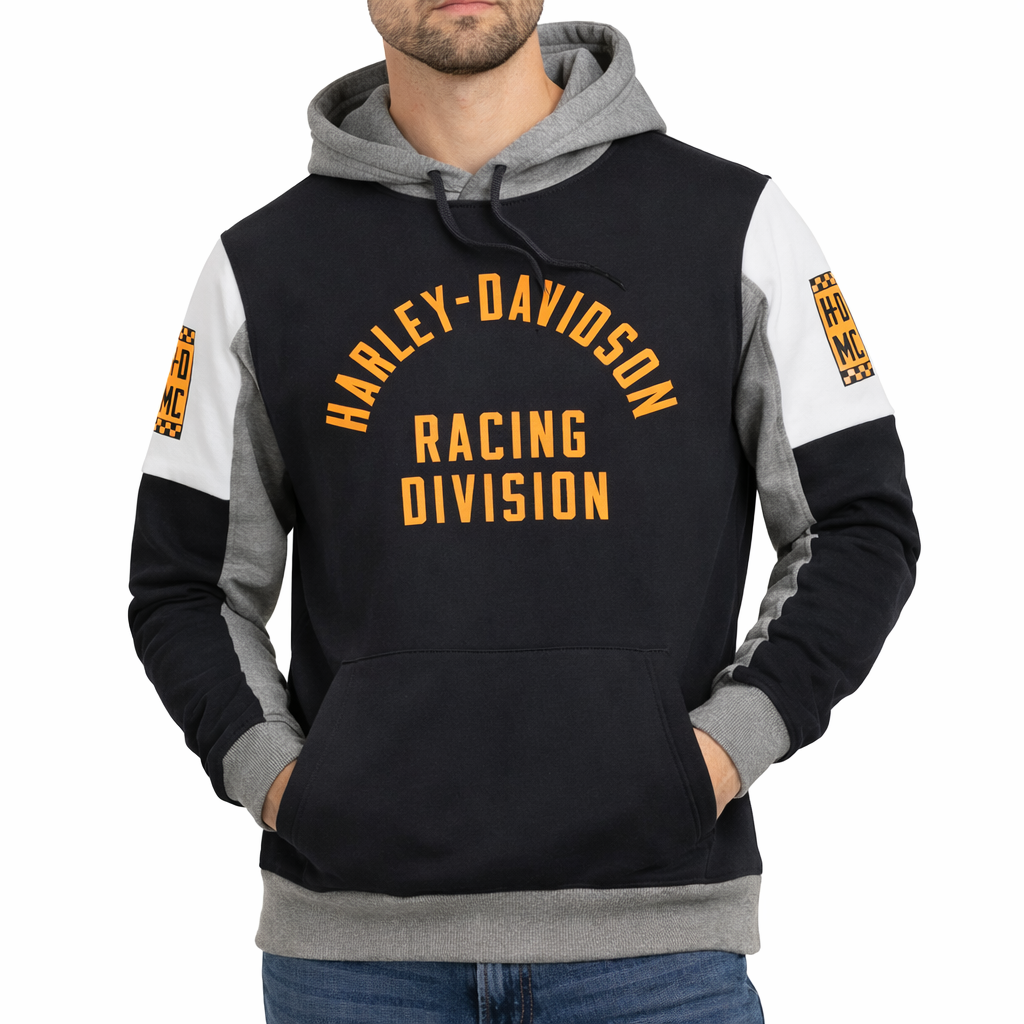 Harley-Davidson Men's Racing Colorblock Hoodie - 96506-22VM