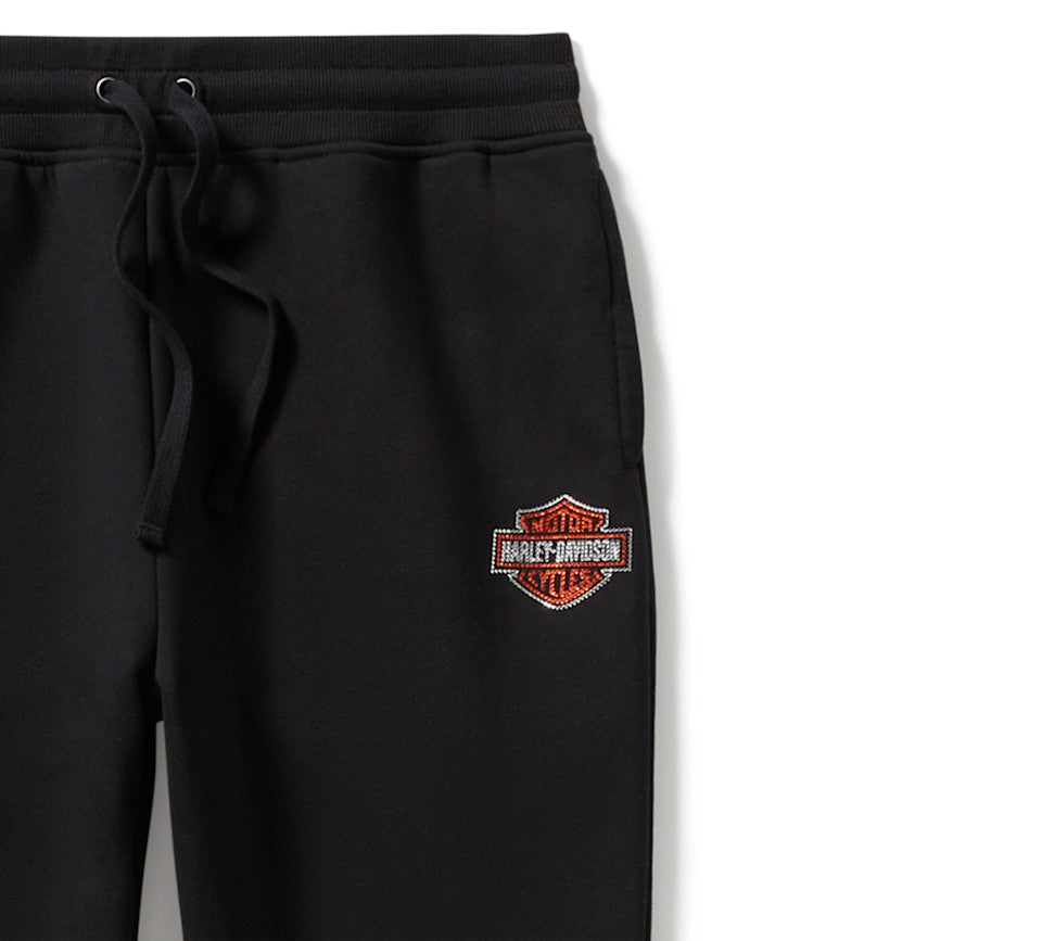Harley-Davidson Women's Essential Bling Jogger - Black