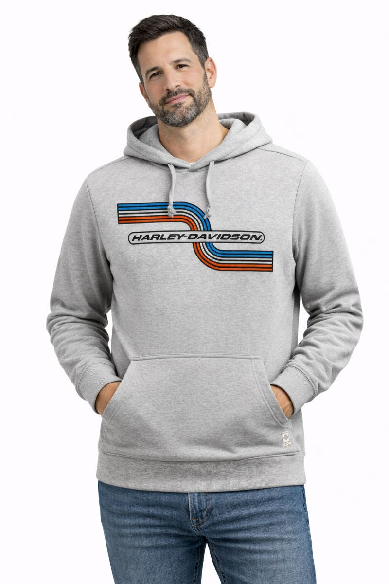 Harley-Davidson® Men's Retro Tank Graphic Slim Fit Pullover Hoodie - 9