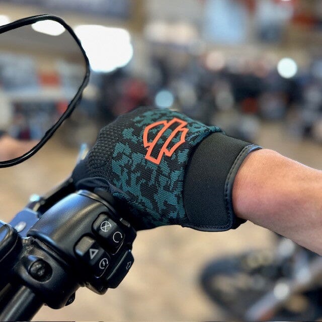 Harley-Davidson Men's Mesh Motorcycle Gloves Dyna Knit - Blue, 98137-23VM