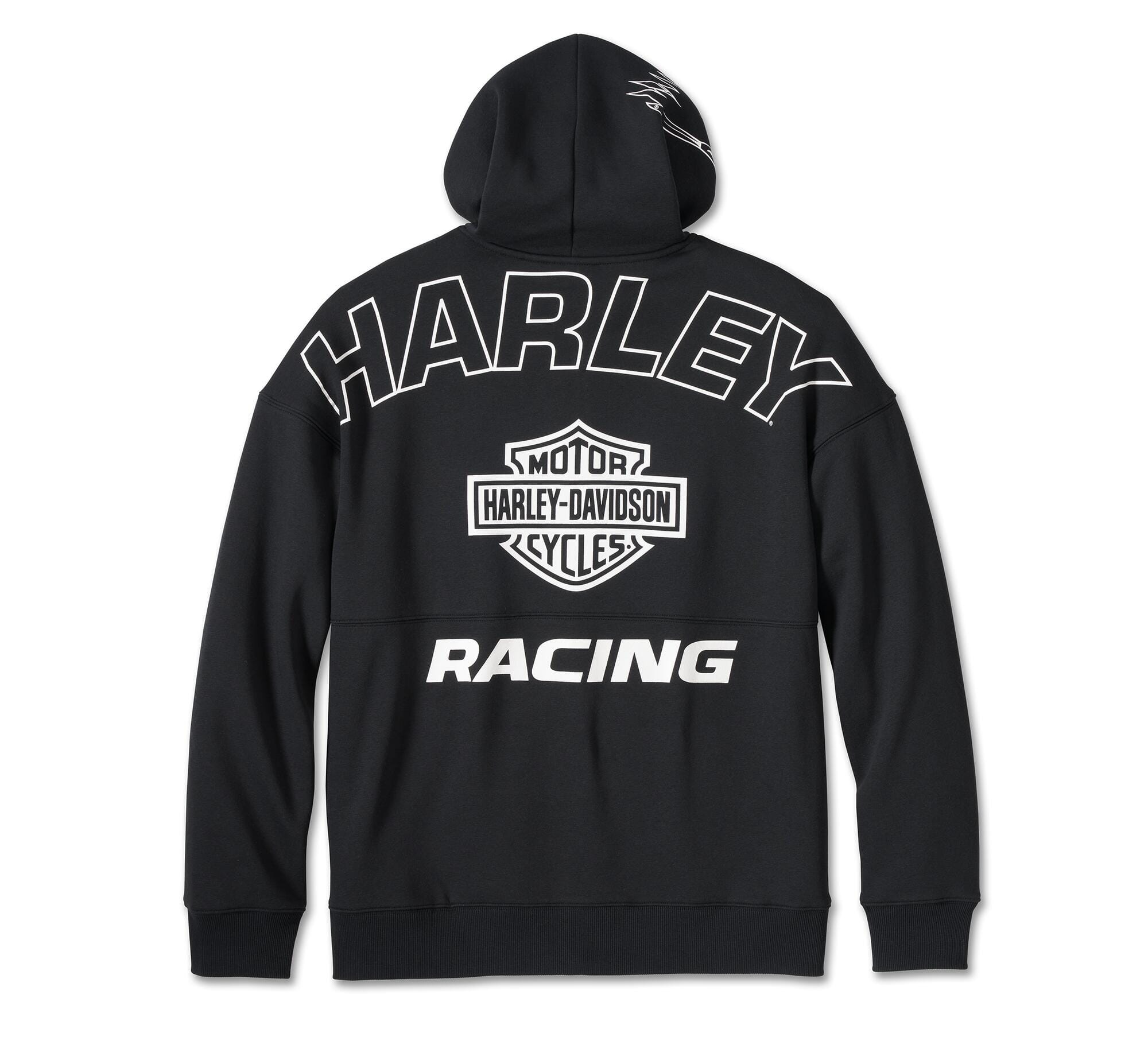 Harley-Davidson Men's Screamin' Eagle Zip-Up Hoodie - Black 96011-24VM