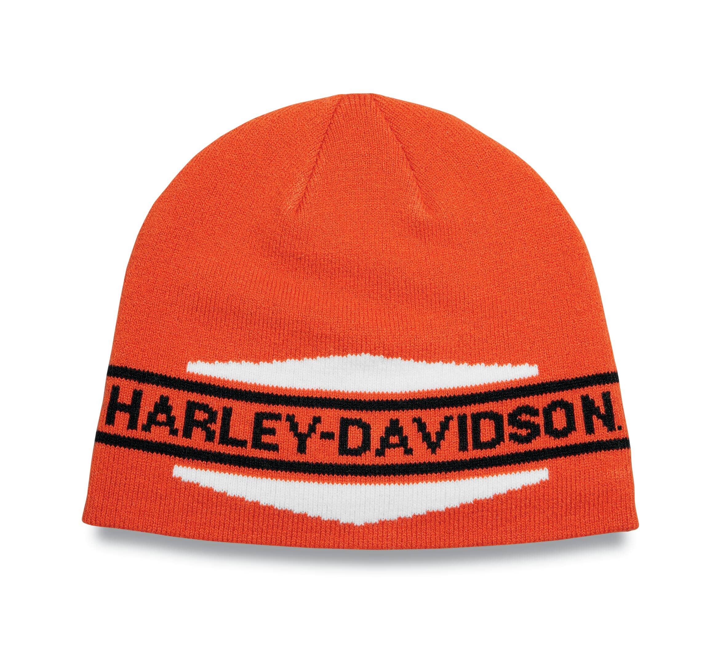 Harley-Davidson Men's Tank Beanie - Orange, 97689-23VM