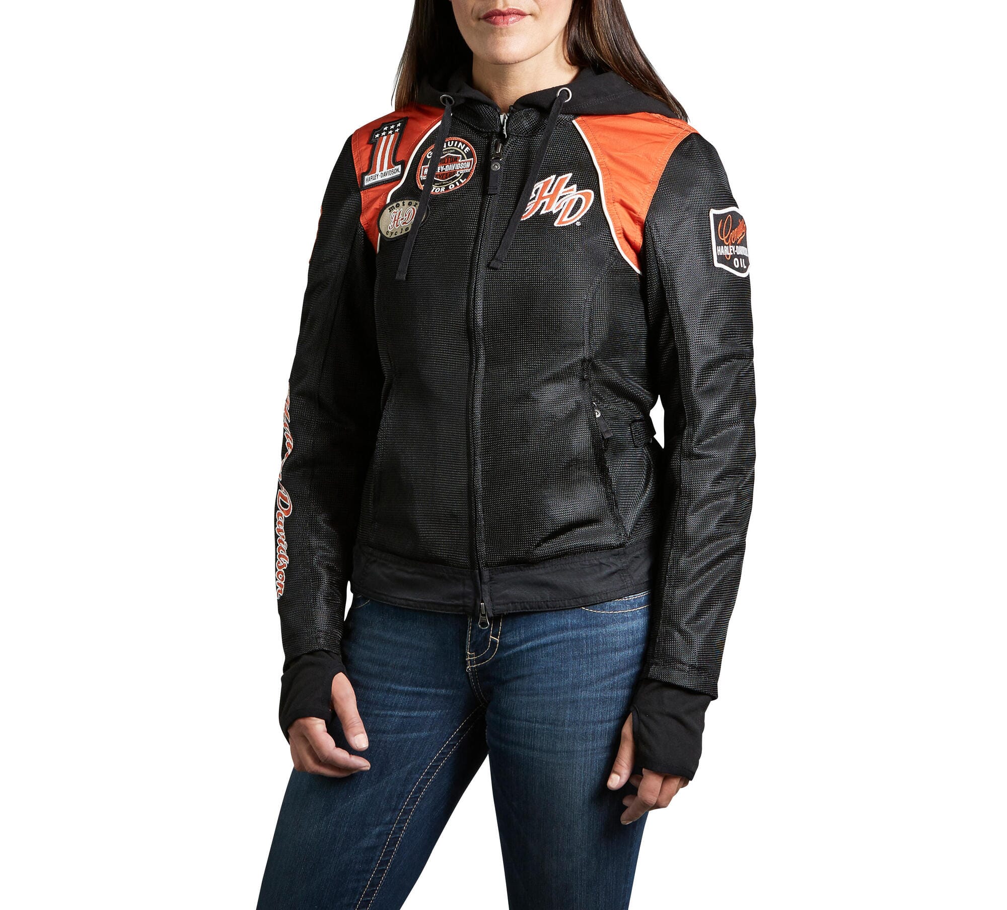 Harley-Davidson Women's Cora 3-in-1 Mesh Riding Jacket - 98557-14VW