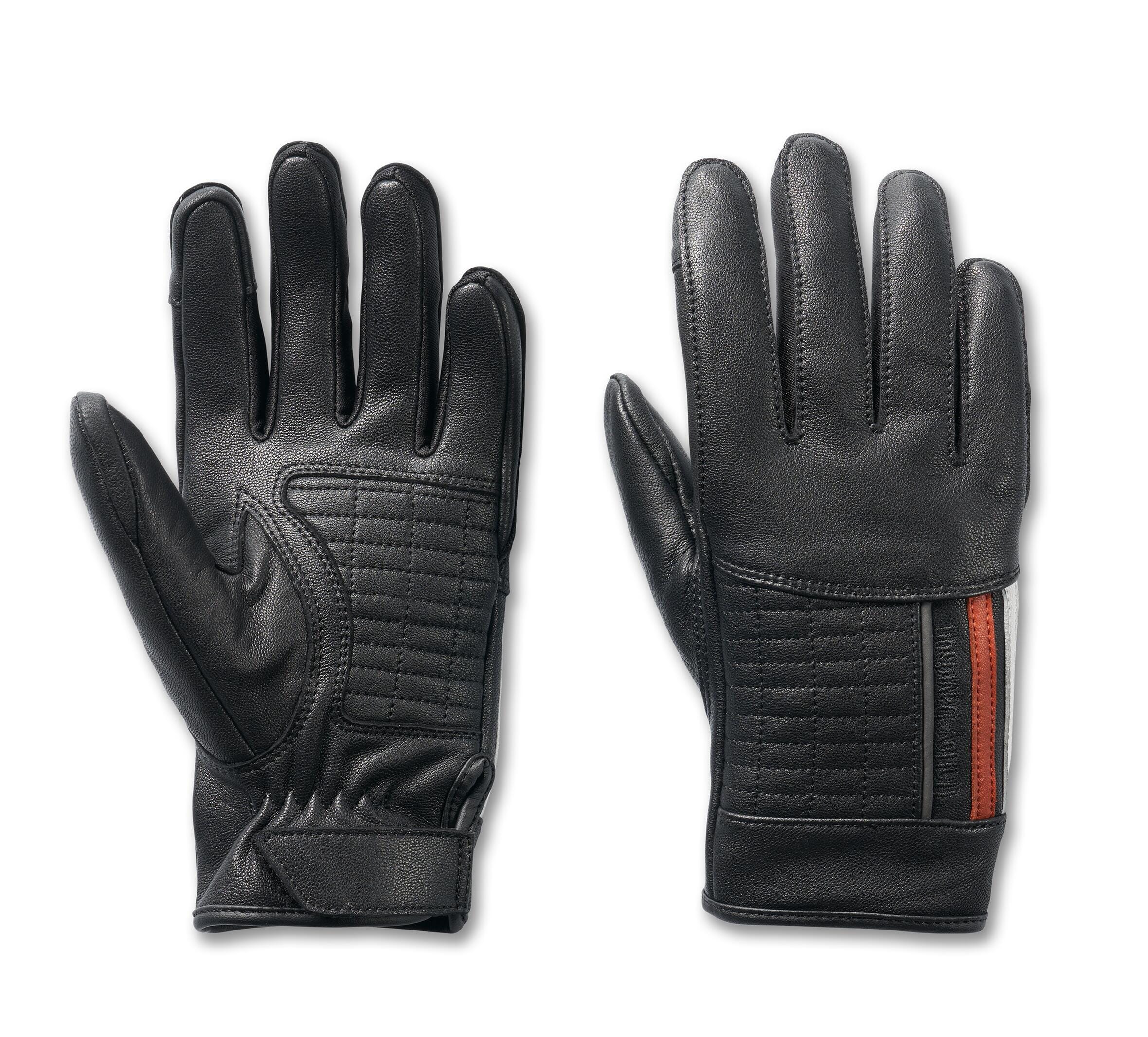 Harley-Davidson Women's Leather Gloves Black, South Shore 98114-23VW
