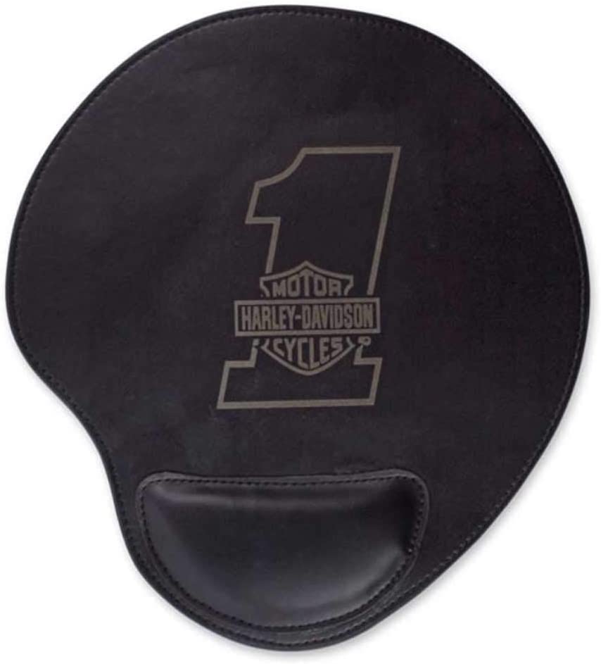Harley-Davidson® #1 Bar & Shield Logo Neoprene Mouse Pad w/Leatherette MO03530