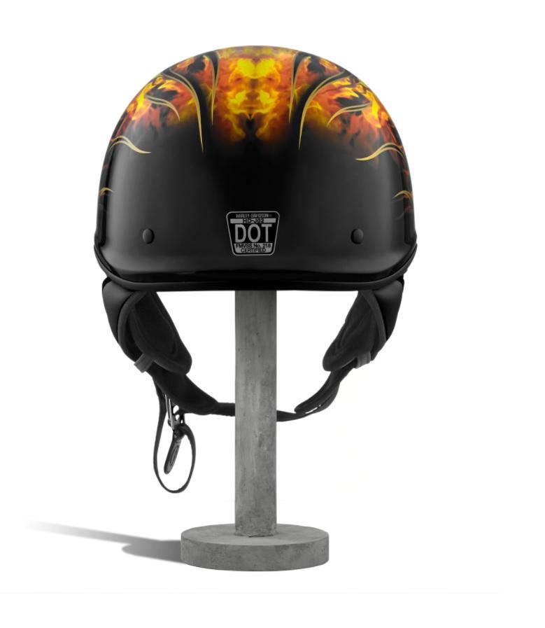 Harley-Davidson Fire Breather Ultra-Light J02 Half Helmet - 98173-18VX