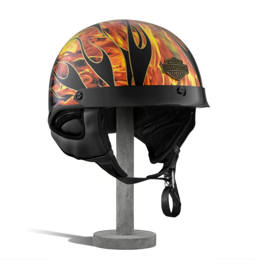 Harley-Davidson Fire Breather Ultra-Light J02 Half Helmet - 98173-18VX