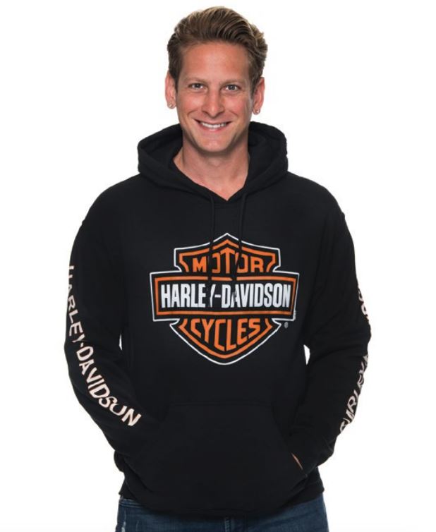 Harley-Davidson Men's Bar & Shield Logo Pullover Hooded Sweatshirt 30297503