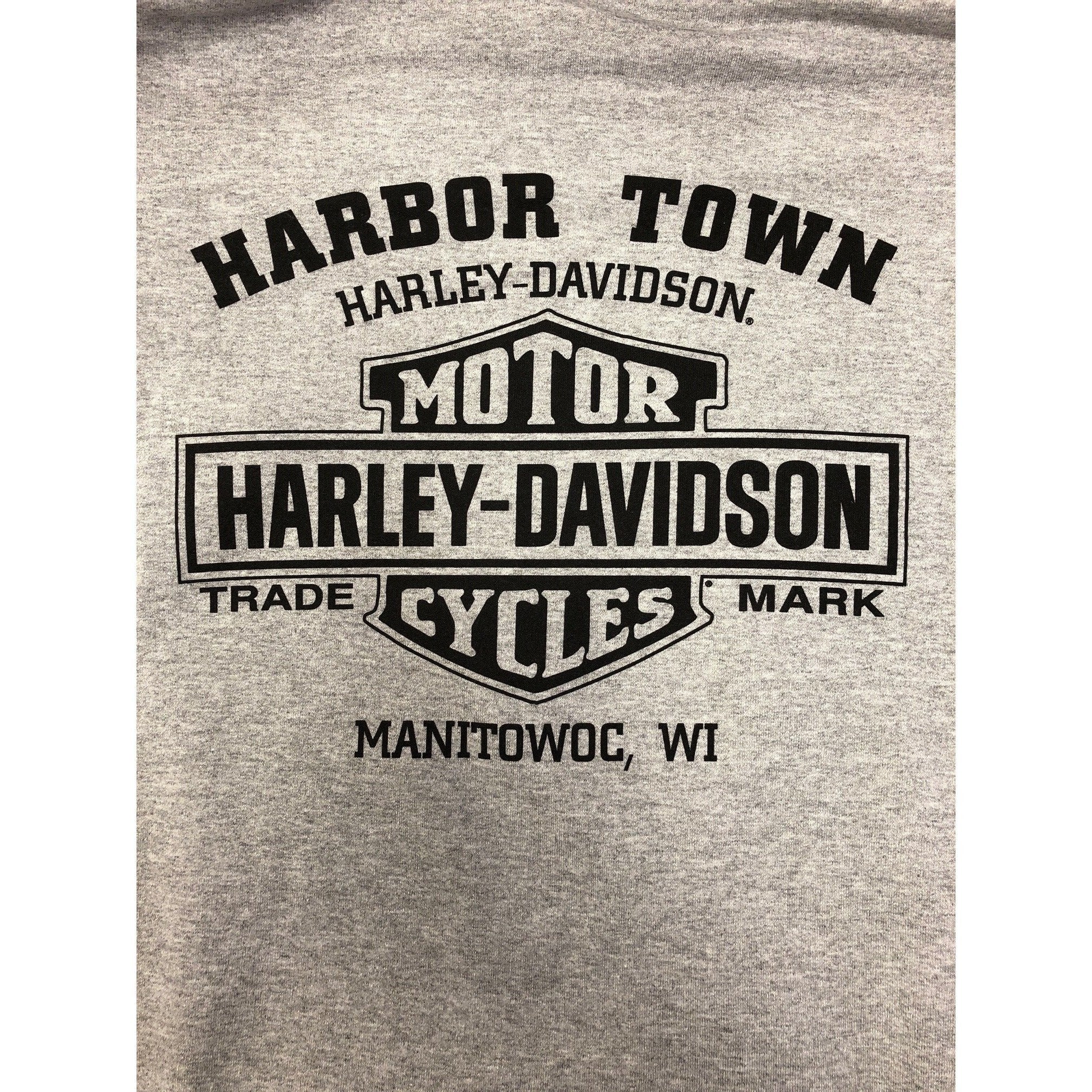 Harley-Davidson™ Men's Bar & Shield Logo Pullover Hooded Sweatshirt, Gray