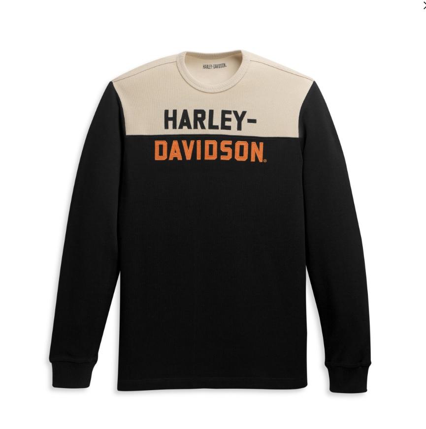 Harley-Davidson Men's Colorblock Knit Pullover- moonstruck - 96313-21VM