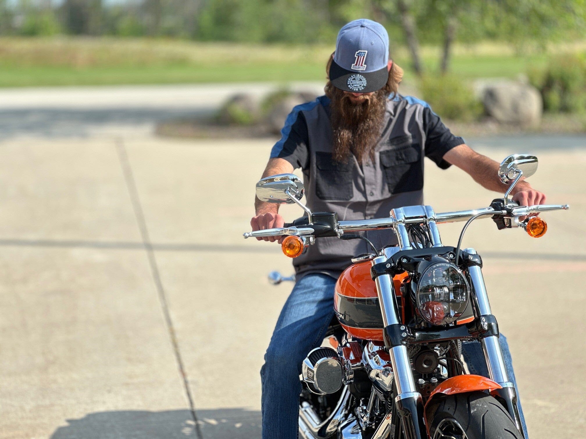 Harley-Davidson Men's Est. 1903 Colorblock Shirt - 96586-22VM