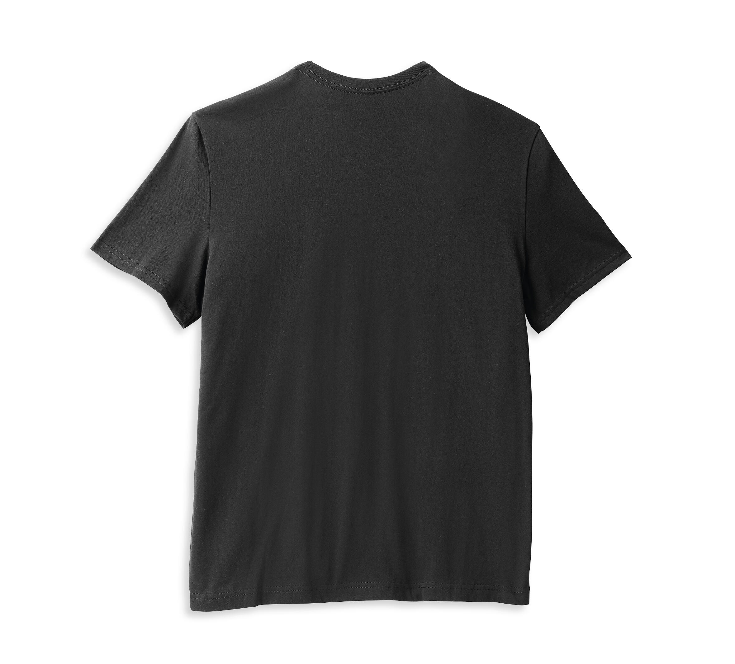 Harley-Davidson Men's Foundation Tee, Black - 96366-22VM