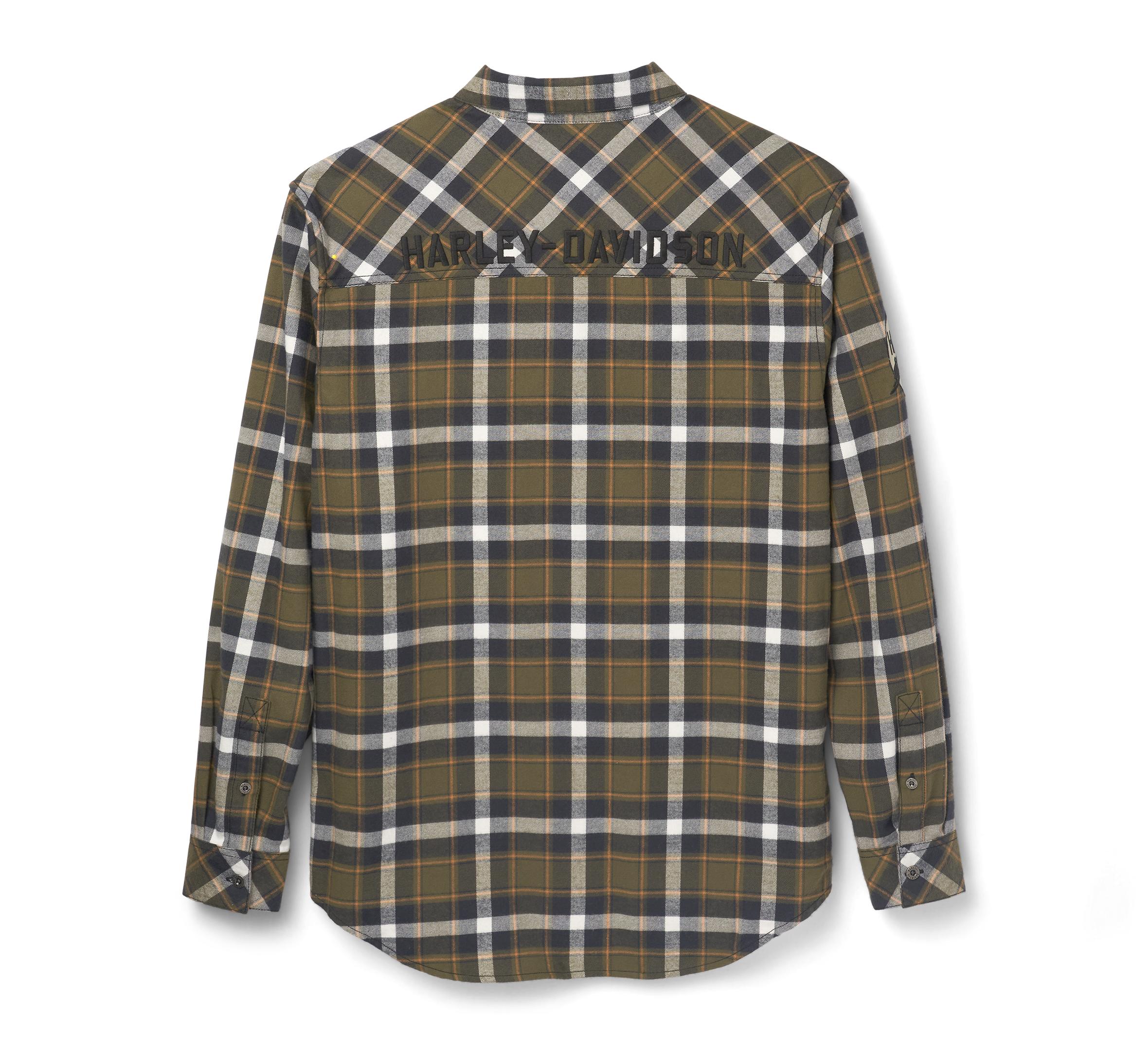Harley-Davidson Men's Harley-Davidson Plaid Flannel Shirt - 96031-22VM