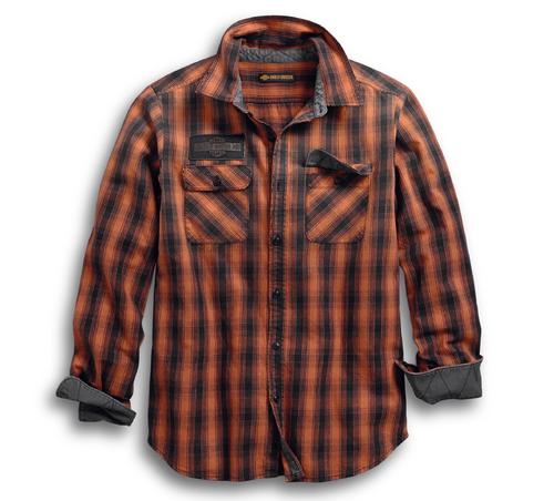 Harley-Davidson® Men's Oak Leaf Plaid Shirt - 99010-18VM