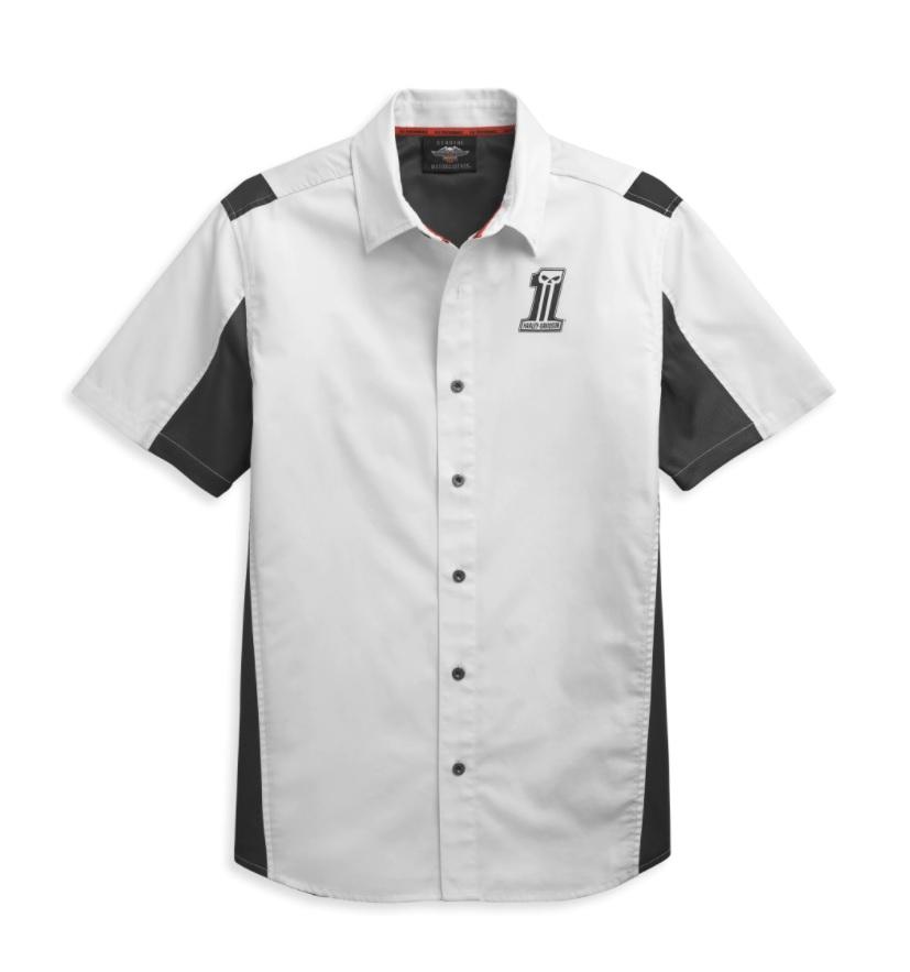Harley-Davidson® Men's Performance Colorblock #1 Logo Shirt - Slim Fit - 96328-21VH