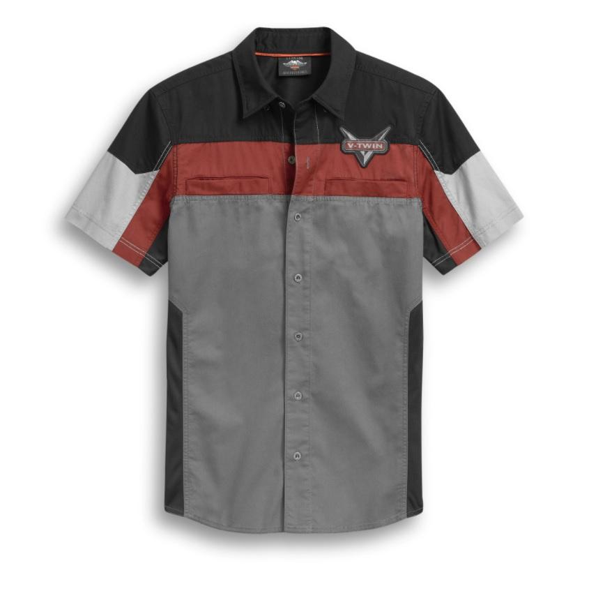 Harley-Davidson® Men's Performance Mesh Panel Shirt - 96298-20VM