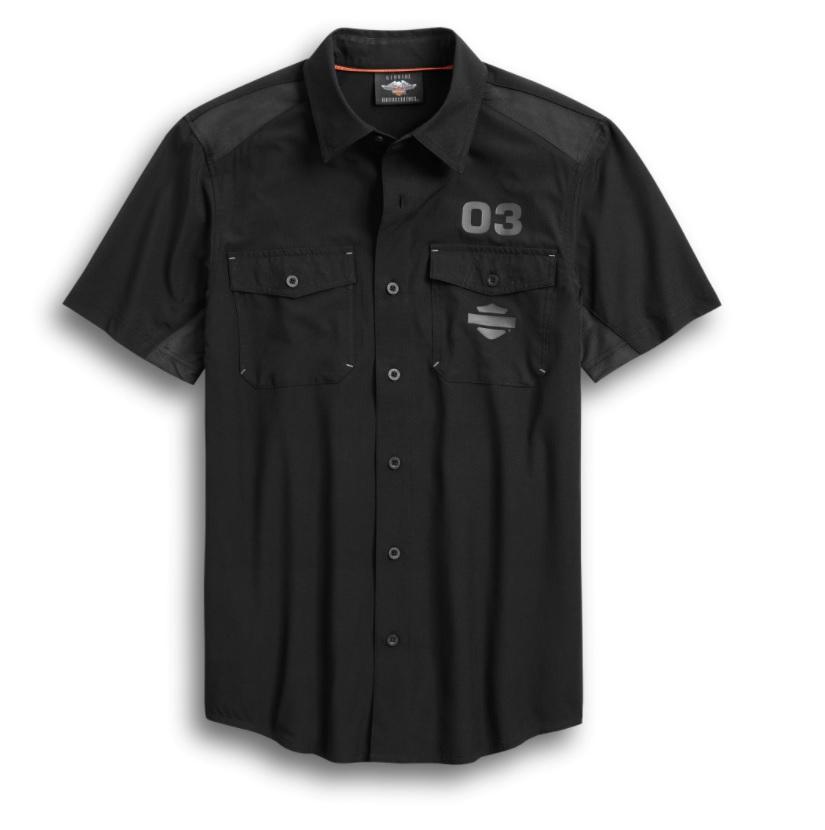 Harley-Davidson Men's Performance Ripstop & Mesh Shirt - 96370-20VM