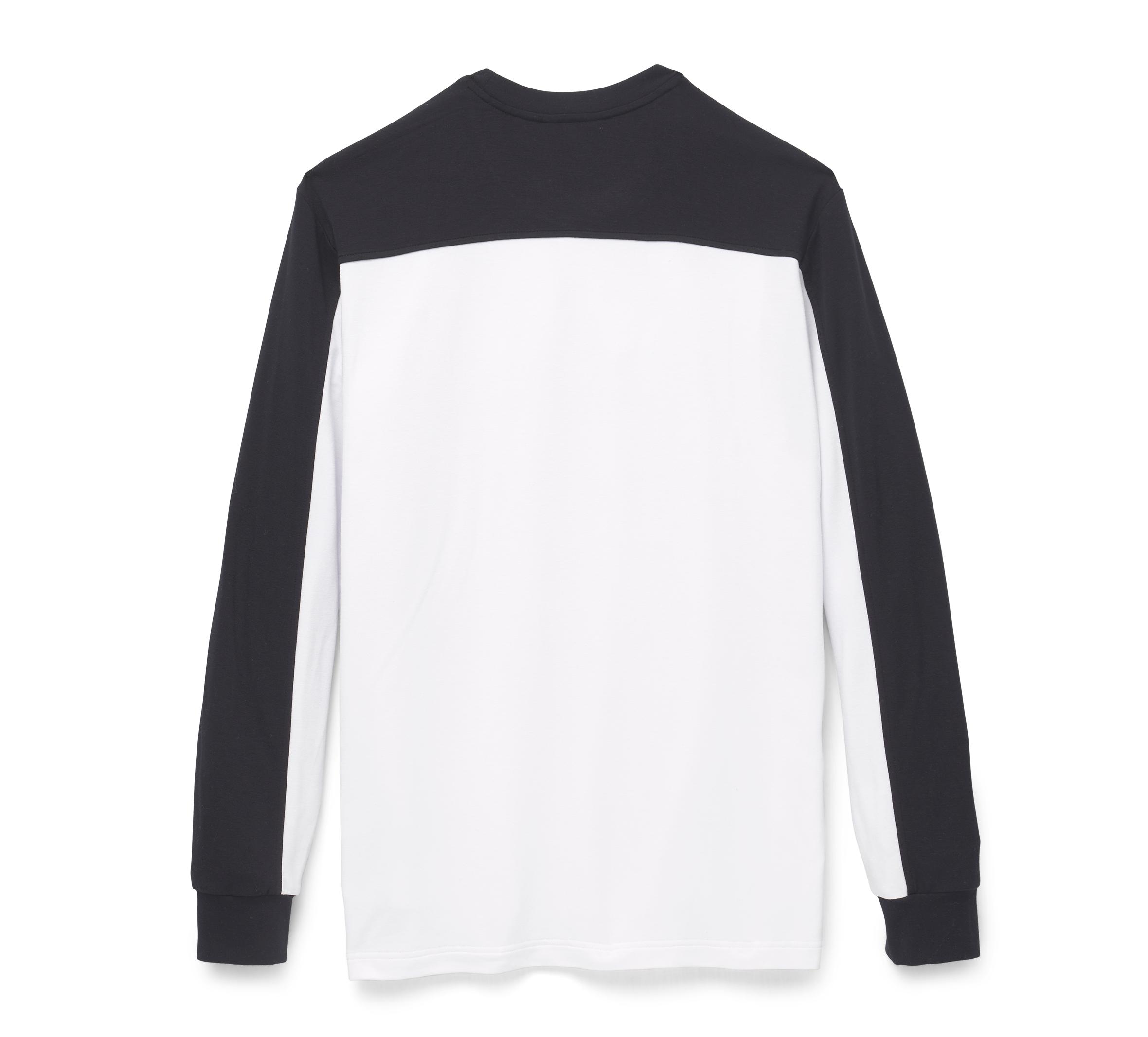 Harley-Davidson Men's Racing Colorblock Jersey, White - 96551-22VM