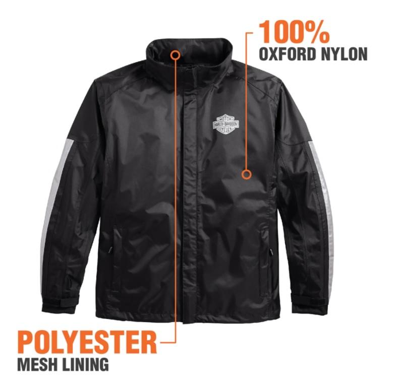 Harley-Davidson® Men's Rain Jacket - 98191-17VM