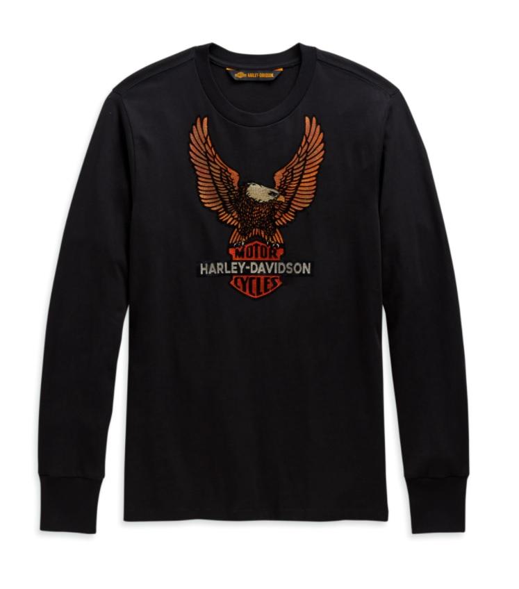 Harley-Davidson Men's Vintage Eagle Long Sleeve Tee - Slim Fit, 99098-20VH