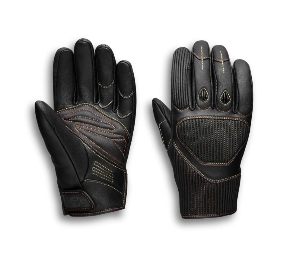 Harley-Davidson® Men's Watt Leather Motorcycle Gloves - 98120-20VM