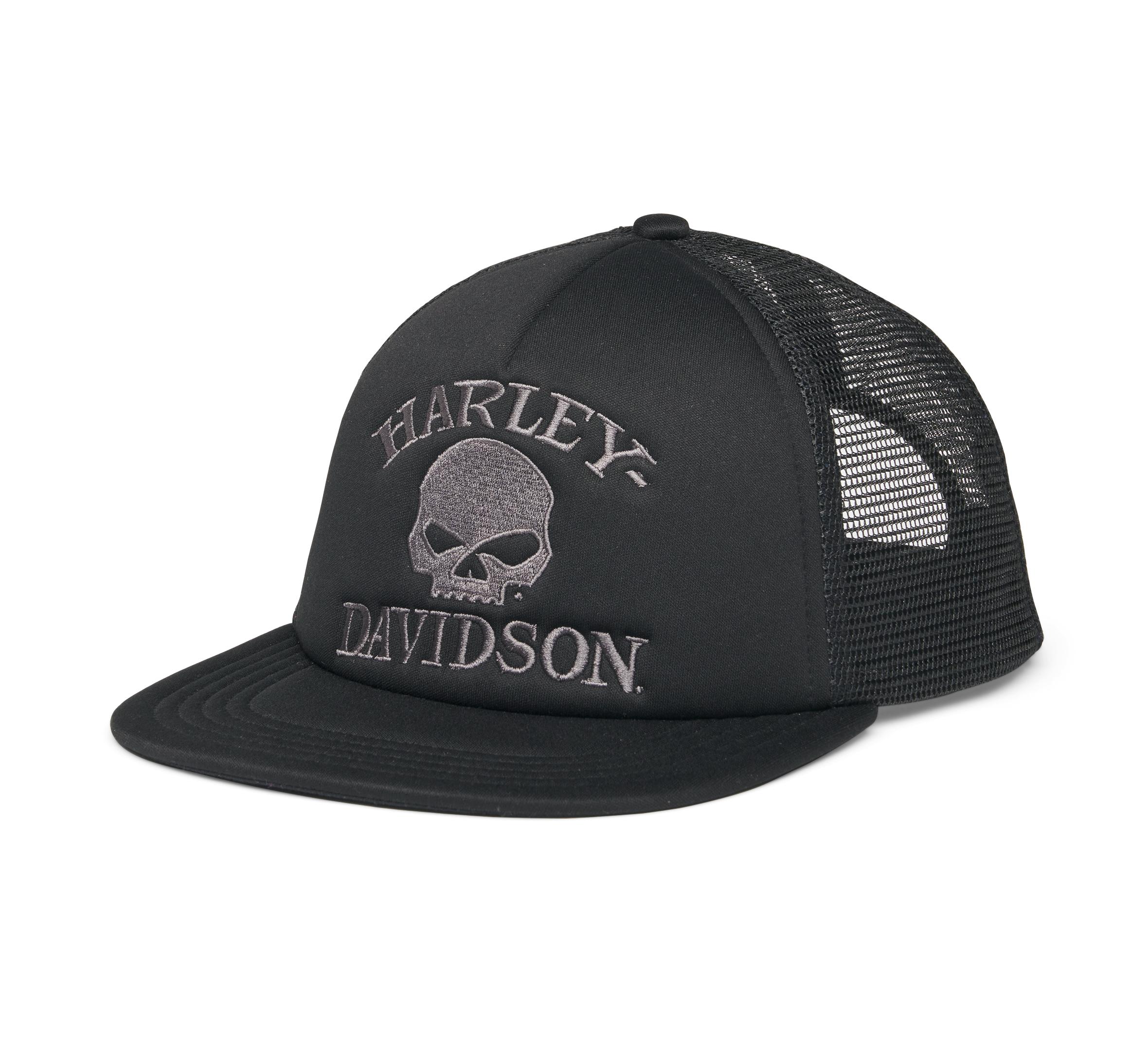 Harley-Davidson Men's Willie G™ Skull Trucker Hat - 97669-22VM