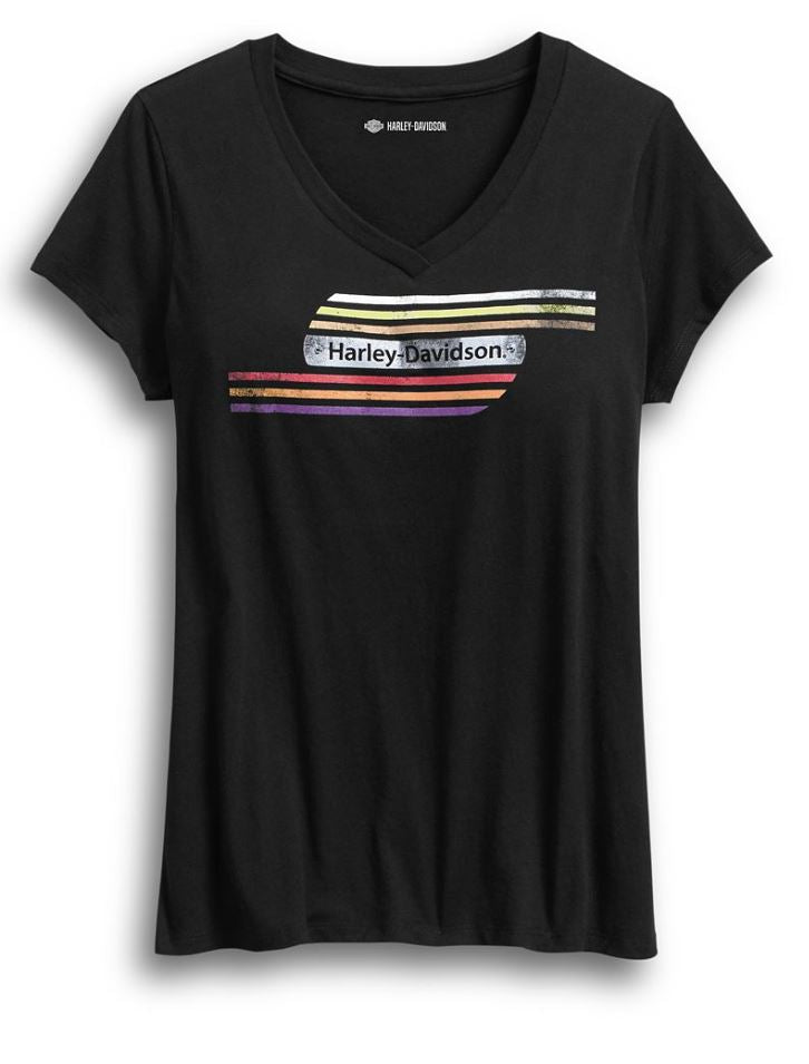 Harley-Davidson Official Women's Retro Tank Stripe Tee - 99084-18VW