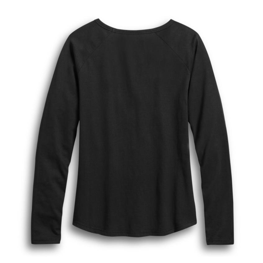 Harley-Davidson® Women's #1 Striped Long Sleeve Tee - 96415-20VW