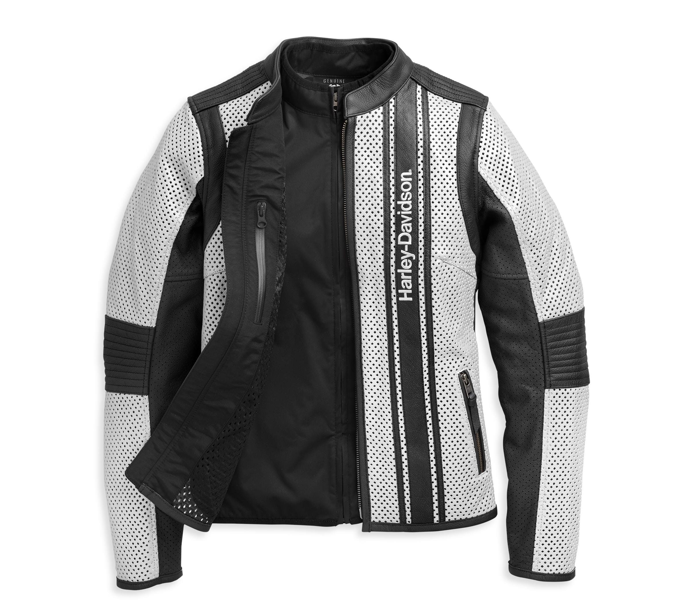 Harley-Davidson Women's Hideaway Perforated Leather Jacket - 97020-21VW