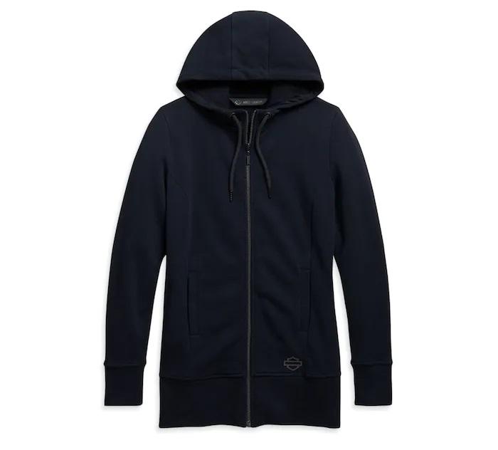 Harley-Davidson® Women's Long Line Logo Hoodie - 99176-19VW