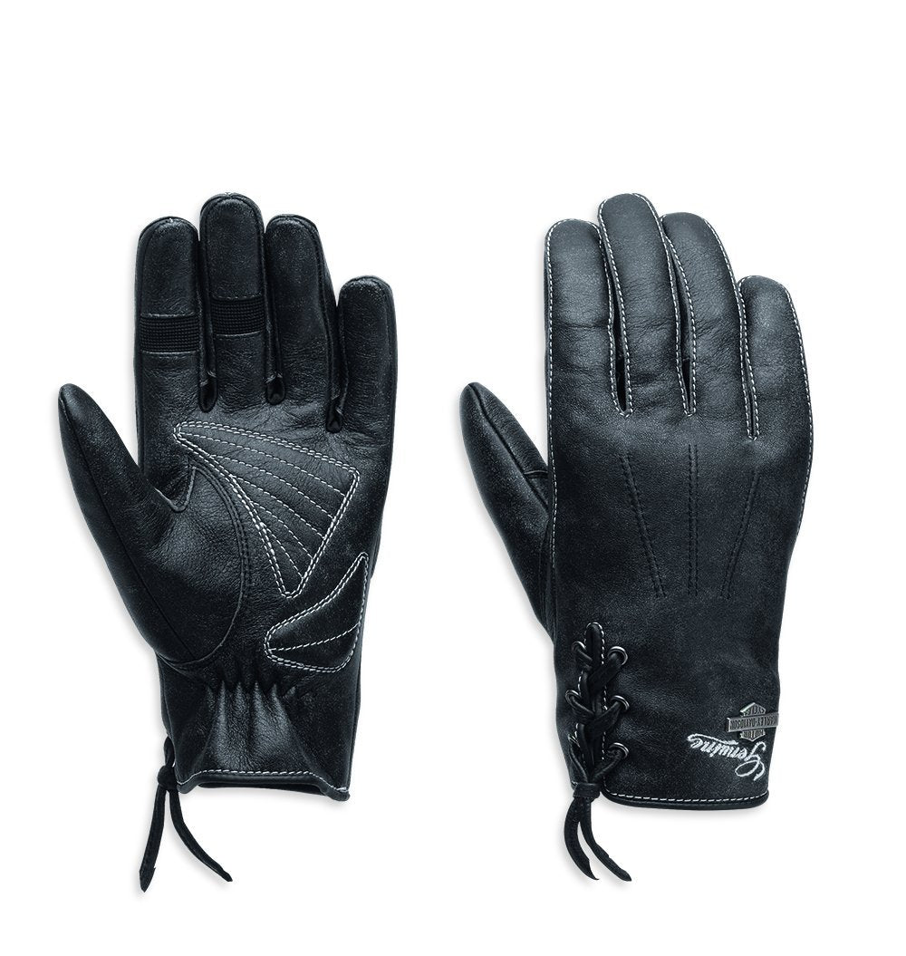 Harley-Davidson Women's Leather Motorcycle Gloves - 98343-15VW