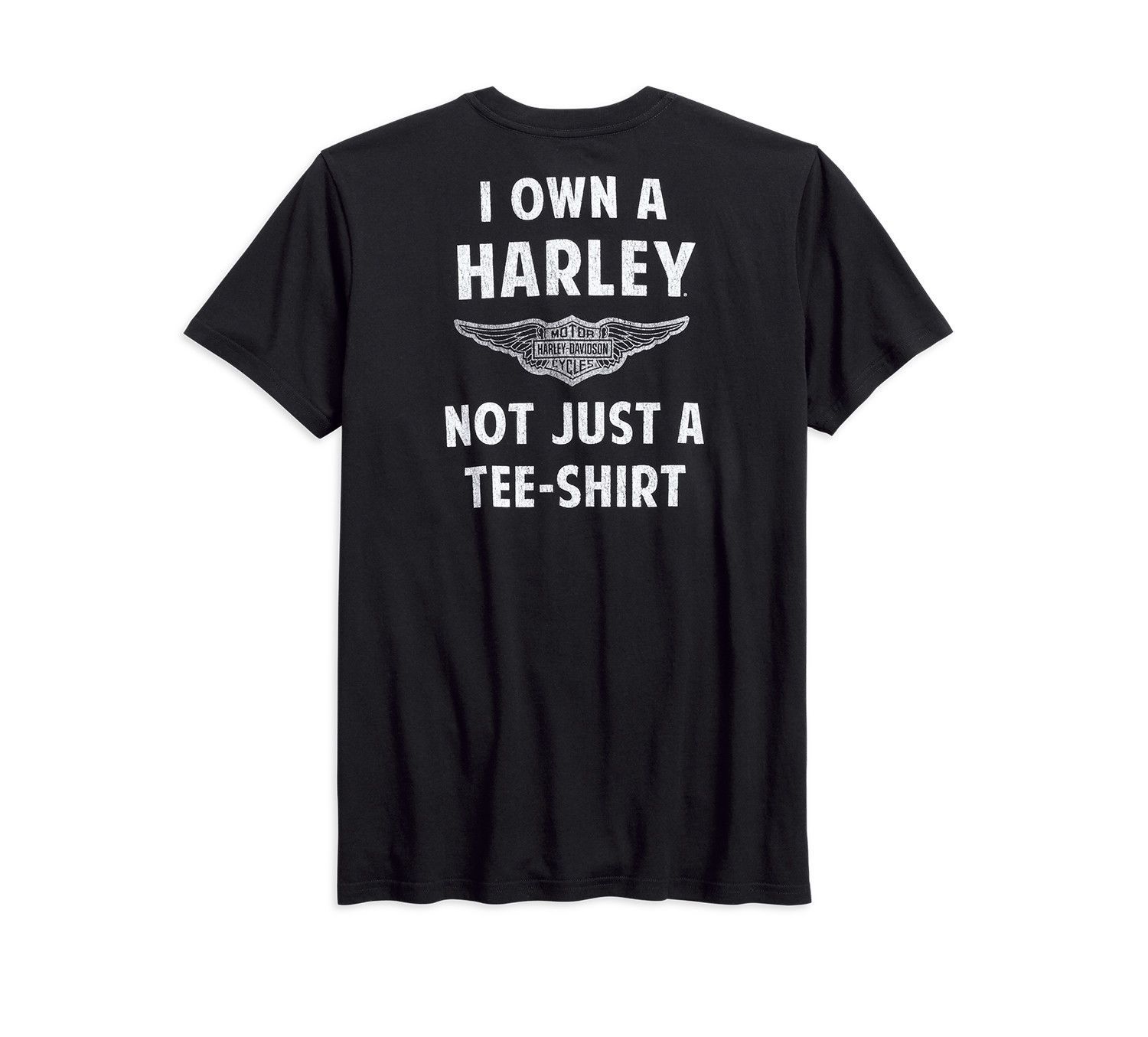 i own a harley not just a tee shirt