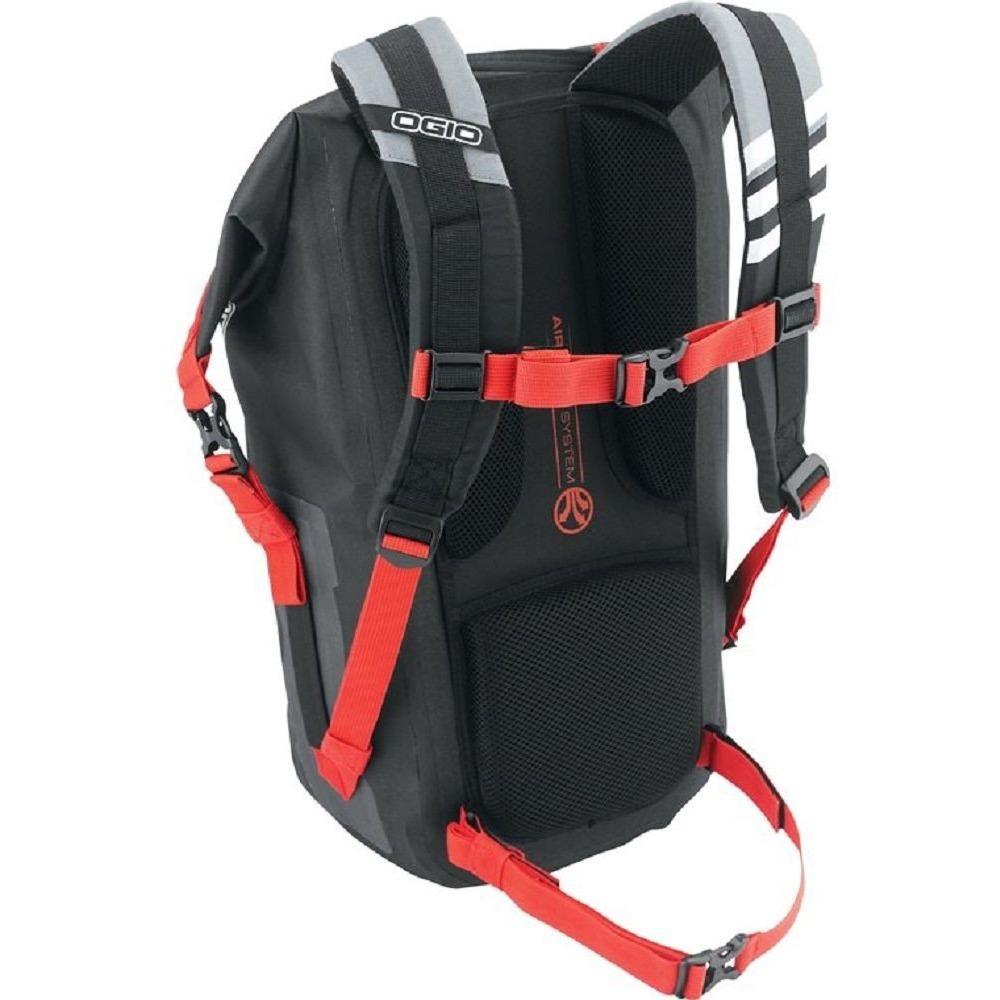 Polaris New OEM Ogio Waterproof Backpack, Black/Red, 2864217