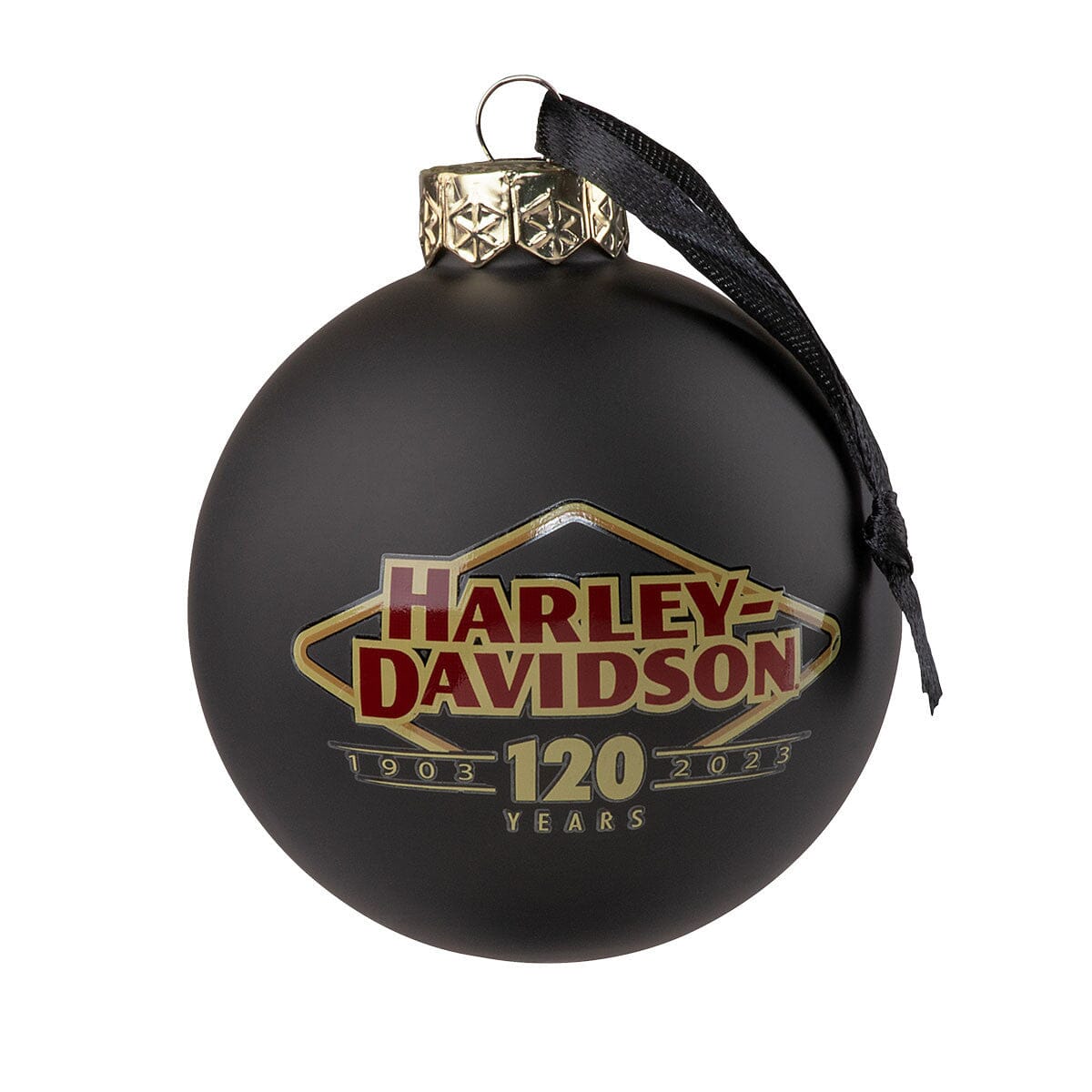 PRE-ORDER Harley-Davidson 120th Anniversary Collectible Ball Ornament - HDX-99259