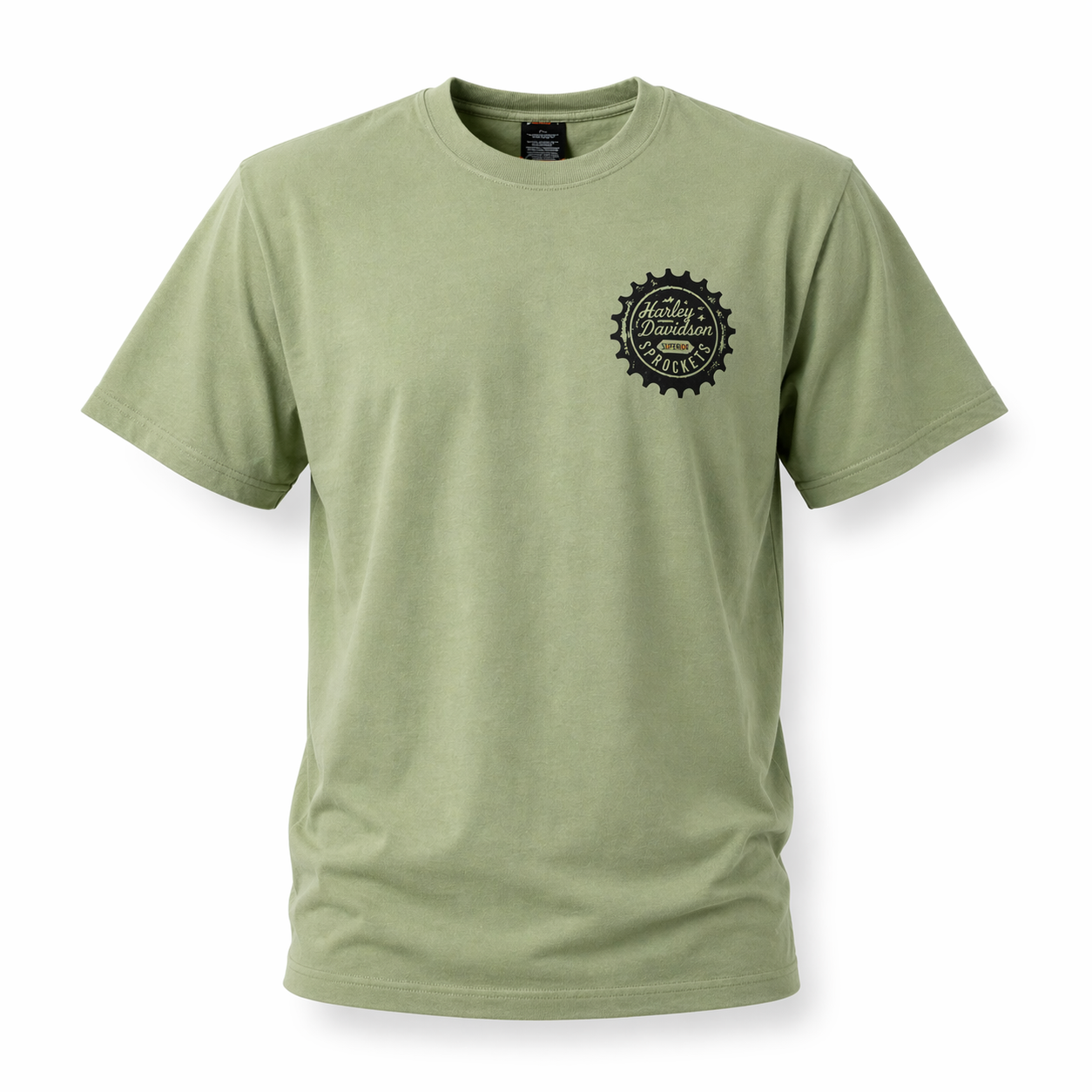 Harley-Davidson Men's Short Sleeve Sprocket T-Shirt, Green