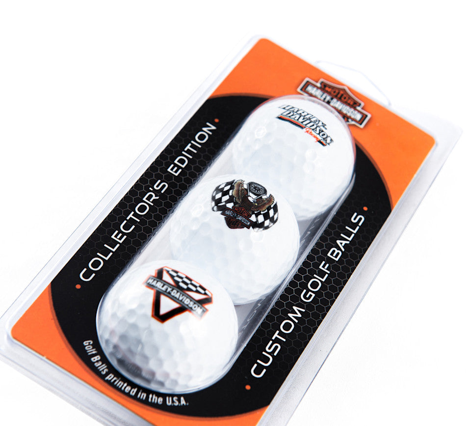 Harley-Davidson Collector's Edition Vintage Golf Ball Tri-Pack - 668
