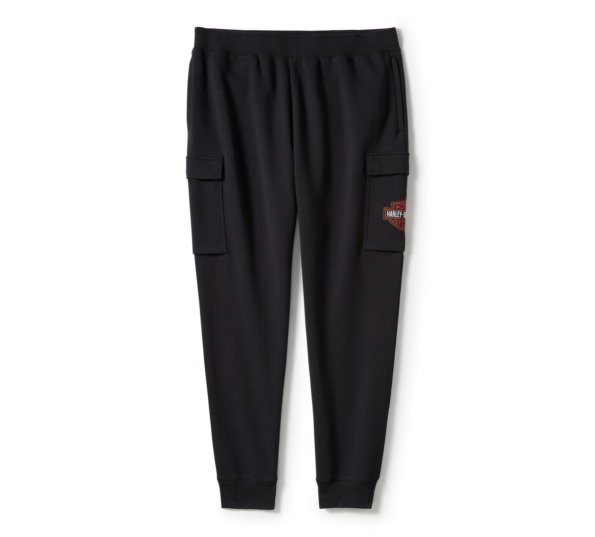 Harley-Davidson Men's Essential Fleece Cargo Pant, Black - 96358-25VM
