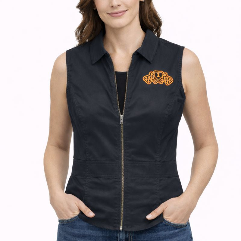 Harley-Davidson Women's Sleeveless Shirt Ritual Racing, Black - 96664-22VW