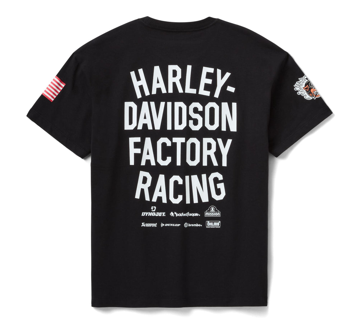 Harley-Davidson Factory Racing Team T-Shirt, Black - 96861-25VX