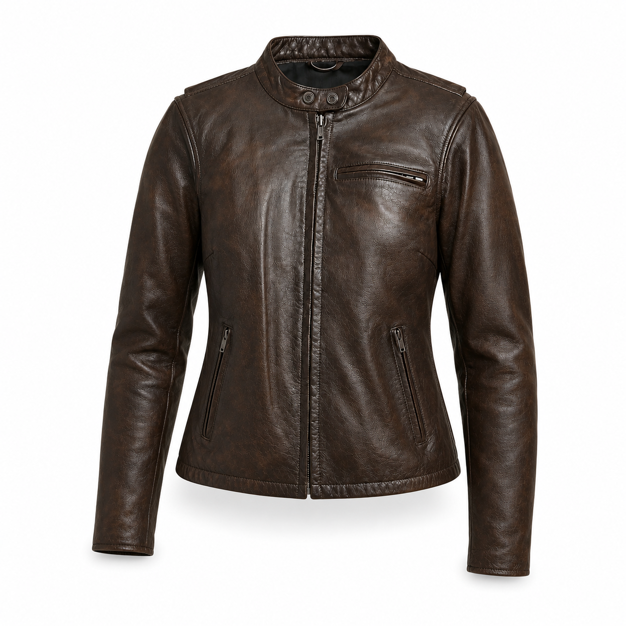 Harley-Davidson Women's Leather Jacket, Brown - 97008-21VW