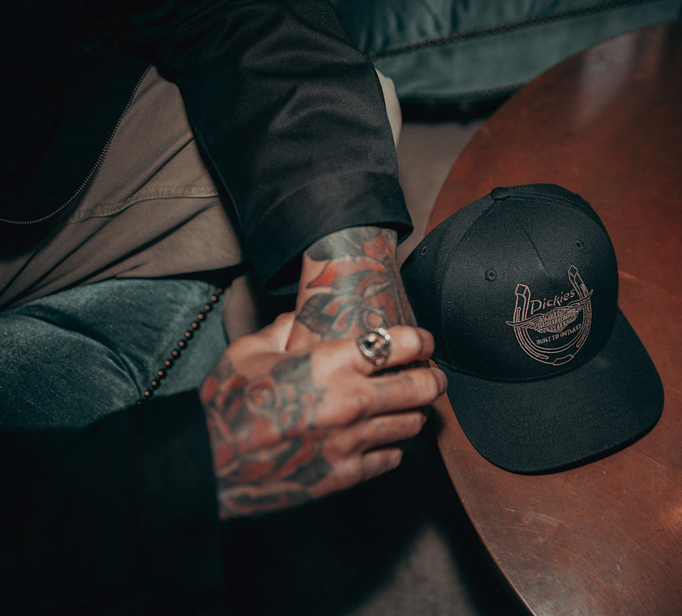 Harley-Davidson x Dickies Adjustable Flat Brim Baseball Cap - 97603-26VX