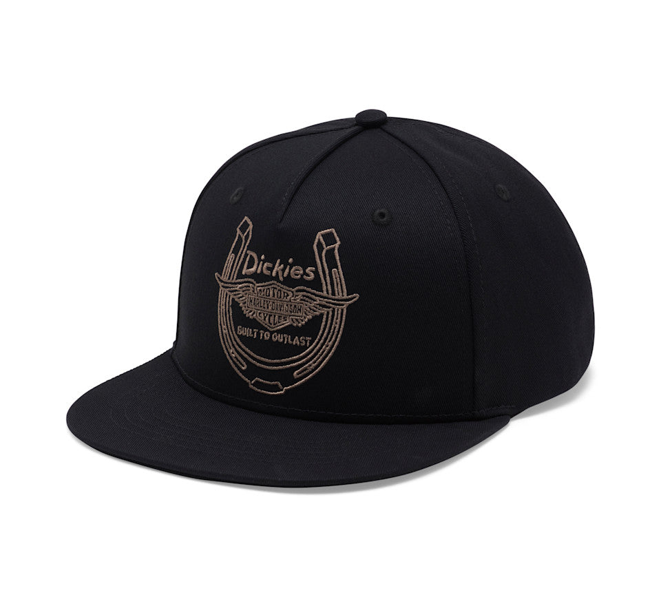 Harley-Davidson x Dickies Adjustable Flat Brim Baseball Cap - 97603-26VX