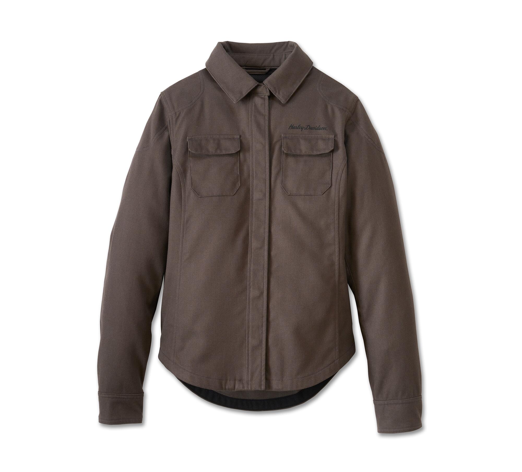 Harley-Davidson Women's Operative 2.0 Motorcycle Riding Shirt Jacket,