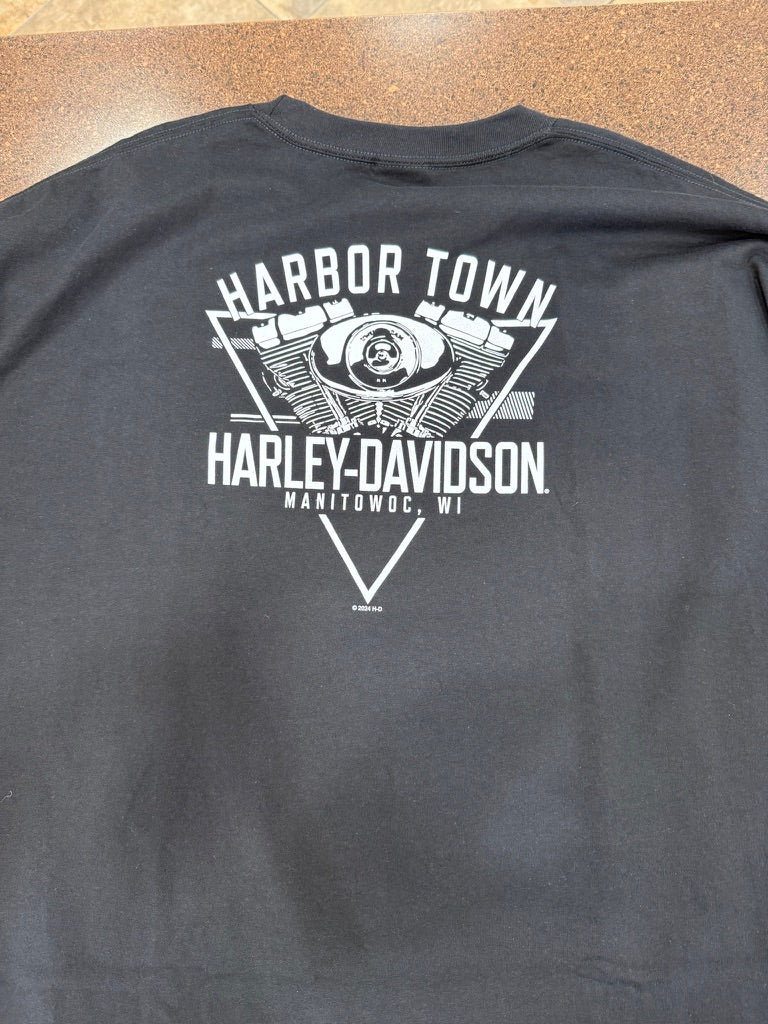 Harley-Davidson Men's Frosty Ride T-Shirt, Black