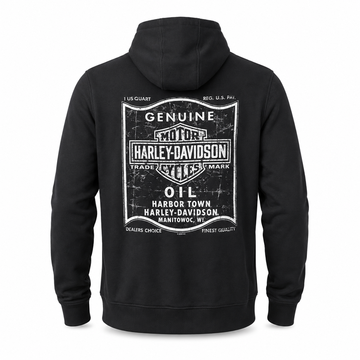Harley-Davidson Men's Bandana Hoodie Black