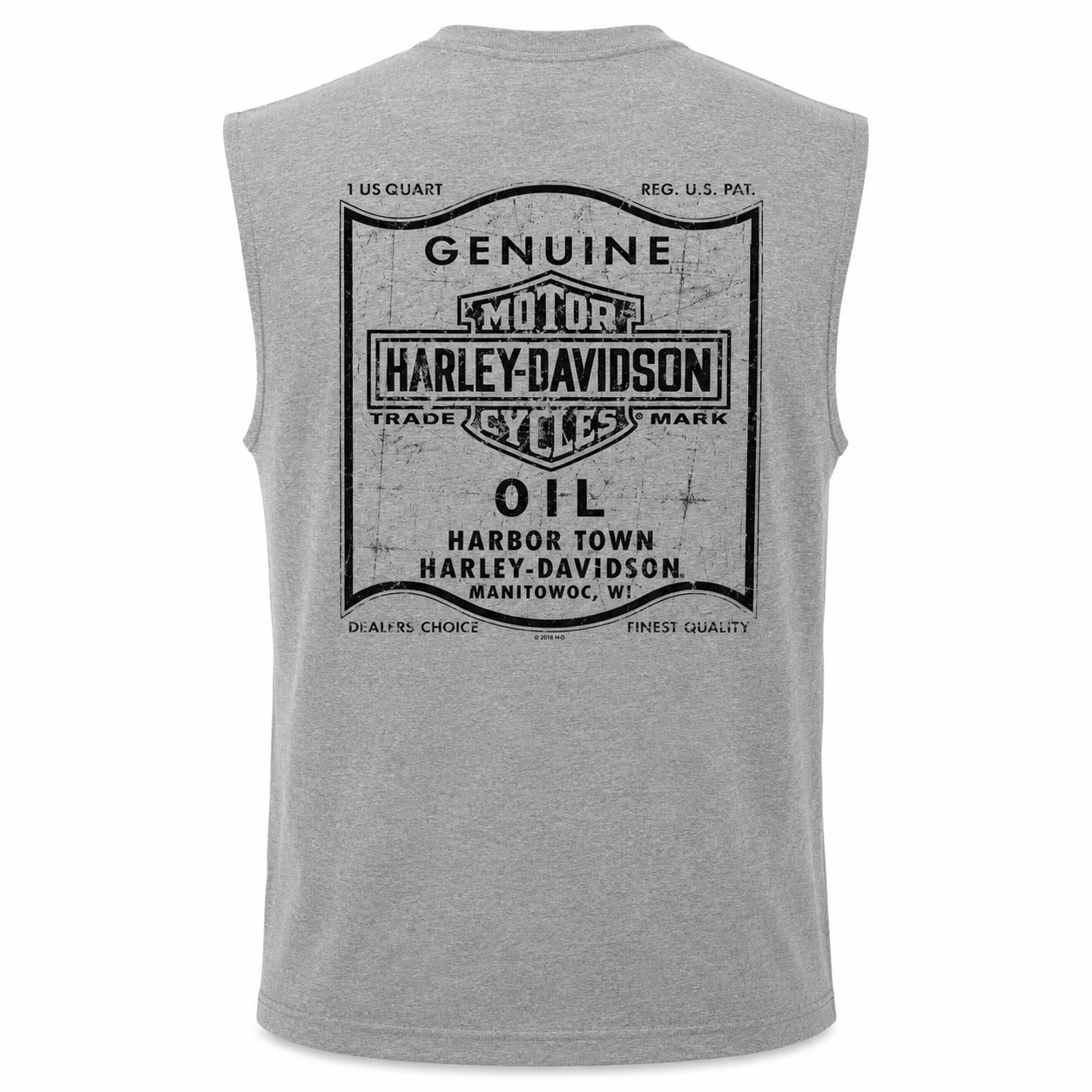 Harley-Davidson Men's Willie G Skull Sleeveless Muscle Shirt